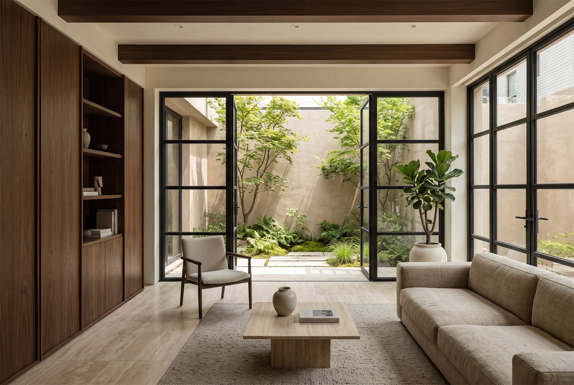 INNER GARDEN — completed interior